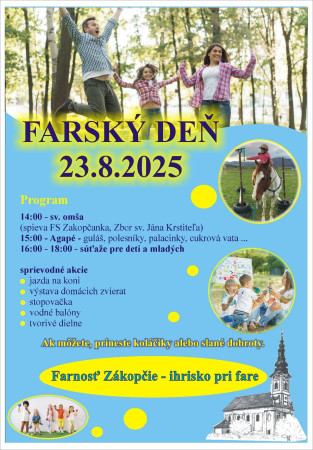 Pozvánka na Farský deň 2025