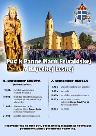 Púť k Panne Márii Frivaldskej v Rajeckej Lesnej