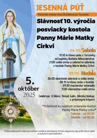Jesenná púť na Hore Žívčákovej