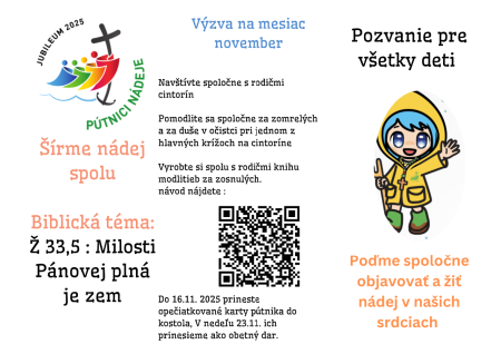 Výzva na mesiac november