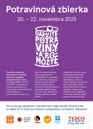 Tesco zbierka