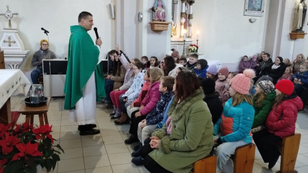 Sv. omša pre prvoprijímajúcich a rodiny s deťmi 