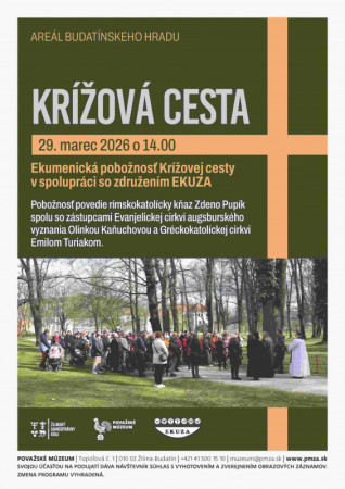 Krížová cesta v areáli Budatínskeho hradu